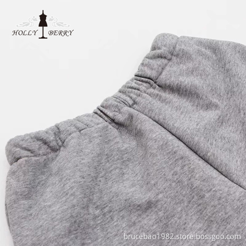 Knitting Loose Joggers Sports Black Yoga Pant Slacks